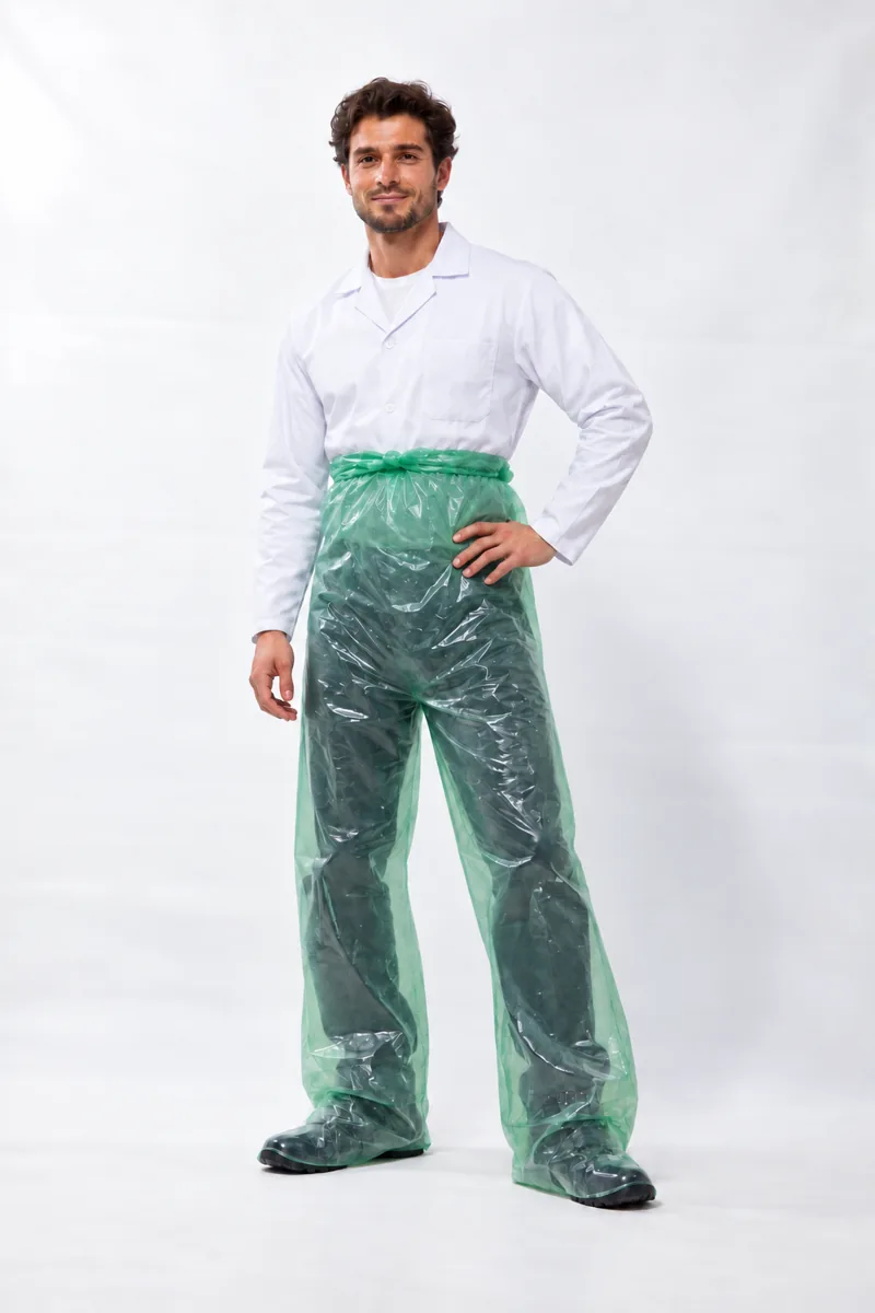 Yeşil Bağcıklı Koruyucu Pantolon